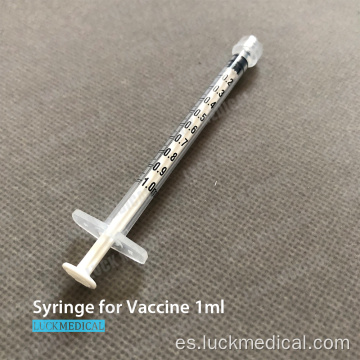 Eliminación de la jeringa de la vacuna covid 1 ml